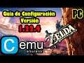 Configuración de Zelda - Breath of the wild en CEMU versión 1.22.4