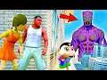 Franklin and Shinchan & Pinchan play HIDE AND KILL with Squid Game Doll In GTA 5