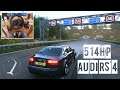 514HP   AUDI RS4 --- TWIN TURBO --- FORZA HORIZON 4 | LOGITECH G29 + gearbox | 4K
