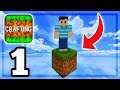 Crafting and Building - Skyblock But You Only Get ONE BLOCK - Part 1