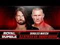 FULL MATCH Randy Orton vs AJ Styles : Singles Match : Royal Rumble 2020 WWE 2K20