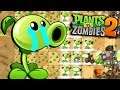 JUGANDO SOLO CON LANZAGUISANTE SALE MAL - Plants vs Zombies 2