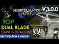 [New Meta Build V3.0.0] Top Raw & Dragon Element - Dual Blade | MH RISE Best Build