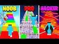 NOOB vs PRO vs HACKER | In Minecraft Parkour | With Oggy And Jack | Rock Indian Gamer |