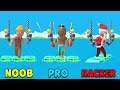 Noob Vs Pro Vs Hacker Shortcut Run New Skins 81 - 100 Up Level Gameplay 2021 Part 7