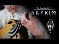 SKYRIM Main Theme "Dragonborn" (Classical Guitar) - Bard Style