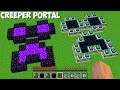 Which CREEPER PORTAL IS BETTER in Minecraft ? CREEPER NETHER PORTAL VS CREEPER END PORTAL !
