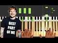 Ed Sheeran - Best Part Of Me (Piano Tutorial Lesson)