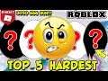 [EVENT] TOP 5 HARDEST MISSIONS OF THE ROBLOX 2020 EGG HUNT