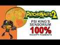 Psychonauts 2 PSI King’s Sensorium 100% Completion Except Figments