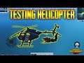 PUBG Mobile TESTING Helicopter | How Much High can you GO? - It is WATERPROOF😂😂 - HELICOPTER PUBGM