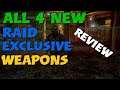 ALL 4 NEW RAID EXCLUSIVE WEAPONS (REVIEW) - Ghost Recon Breakpoint #BreakpointRaid #GhostRecon