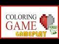 COLORING GAME - GAMEPLAY / REVIEW - FREE STEAM GAME 🤑