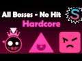 HARDCORE - All Bosses S Rank - Just Shapes & Beats