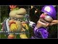 Mario Strikers Charged - Bowser Jr. vs Waluigi - Wii Gameplay (4K60fps)