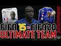 N'GOLO KANTE FIFA 15 - FIFA 20 FUT HISTORY EVOLUTION I KANTE FIFA ULTIMATE TEAM HISTORY