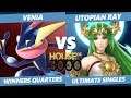 Smash Ultimate Tournament - Venia (Greninja) Vs. Utopian Ray (Palutena) SSBU Xeno 179 W. Quarters