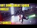 Star Wars Battlefront 2 - Got some GREAT Saber Duels this match! Luke tries to clutch close game!