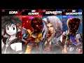 Super Smash Bros Ultimate Amiibo Fights – Sora & Co #292 Sora & Sans vs Sephiroth & Viridi