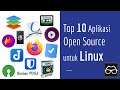 Top 10 Aplikasi Linux | Free Open Source Software | 2021