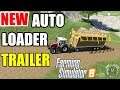 Farming Simulator 19 : NEW AUTO LOADER TRAILER : STRAW BALE JOB !!!