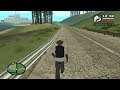 GTA San Andreas - CJ takes a walk from Angel Pine to Dillimore