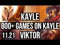 KAYLE vs VIKTOR (MID) | 7/1/9, 800+ games | NA Diamond | 11.21