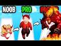 NOOB vs PRO vs HACKER In MONSTER EVOLUTION RUN!? (ALL LEVELS!)