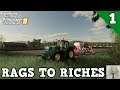 STARTING FROM THE BOTTOM EP 1 | Farming Simulator Seasons | Old Farm Countryside Rags To Riches