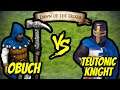 200 ELITE OBUCH vs 120 ELITE TEUTONIC KNIGHTS (Total Resources) | AoE II: Definitive Edition