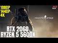 Counter-Strike: Global Offensive | Ryzen 5 5600x + RTX 2060 | 1080p, 1440p, 4K benchmarks!