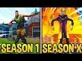 Evolution of Season Dances in Fortnite (Season 1 - Season 10)