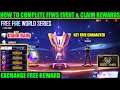 FREE FIRE WORLD SERIES EVENT FULL DETAILS|FFWS EVENT-Garena free fire