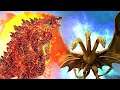 Fui Atacado Pelo Burning Godzilla! Virei o King Ghidorah! Kaiju Universe Online Roblox (PT/BR)