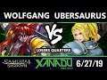F@X 308 SamSho - Wolfgang (Kyoshiro) Vs. ubersaurus (Charlotte) Samurai Shodown Losers Quarters