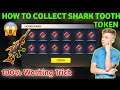 How To Collect Megalodon Alpha Token In Free Fire | Collect Shark Tooth In Free Fire| Shark Tooth