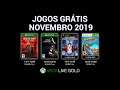 JOGOS GRÁTIS NO XBOX 360 E XBOX ONE Novembro 2019 XBOX LIVE GOLD