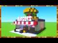Minecraft Tutorial: How To Make A Burger Shop "2021 City Build"