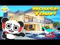 *NEW* HOUSE TOUR IN ROBLOX! Welcome to Bloxburg Let’s Play with Combo Panda and Big Gil