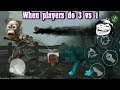 when player do 1 vs 3 to me in monkey King event | shadow fight arena