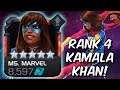 5 Star Kamala Khan Rank 4 Rank Up & Gameplay! - Marvel Contest of Champions