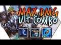 Attempting The HIGHEST Damage Ult Combo On A Single God In SMITE!