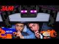 CRAZY NERF WAR AT 3AM!! (ENDERMAN FROM MINECRAFT CAME!!)