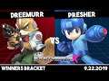 Dreemurr (Fox) vs Presher (Megaman) | Winners Bracket | Synthwave X Three