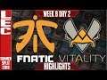 FNC vs VIT Highlights | LEC Summer 2019 Week 8 Day 2 | Fnatic vs Vitality