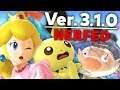 NEW PATCH 3.1.0 NERFS & BUFFS ANALYSIS IN SMASH ULTIMATE