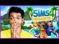 REACTING TO THE SIMS 4 ISLAND LIVING TRAILER (I CRIED)