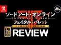 Sword Art Online Fatal Bullet Complete Edition Review Nintendo Switch