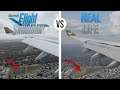 [4K] Microsoft Flight Simulator (FS2020) vs Real Life | Landing in Orlando