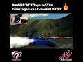 800BHP WDT Toyota GT86 Transfagarasan Downhill DRIFT | Assetto Corsa | Thrustmaster T150 #Shorts